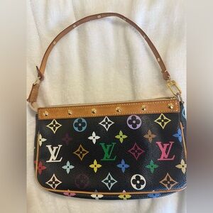 Multicolore Monogram Pochette Accessoires Vintage